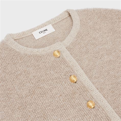 celine alpaca cardigan|Celine.